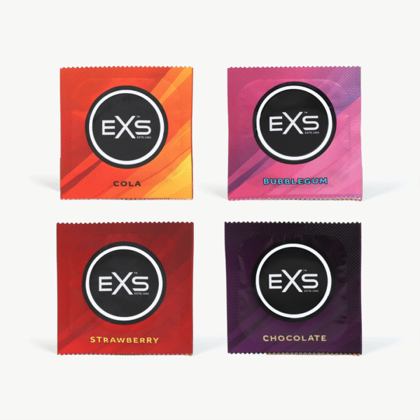 Preservativos EXS de sabores variados, 48 unidades