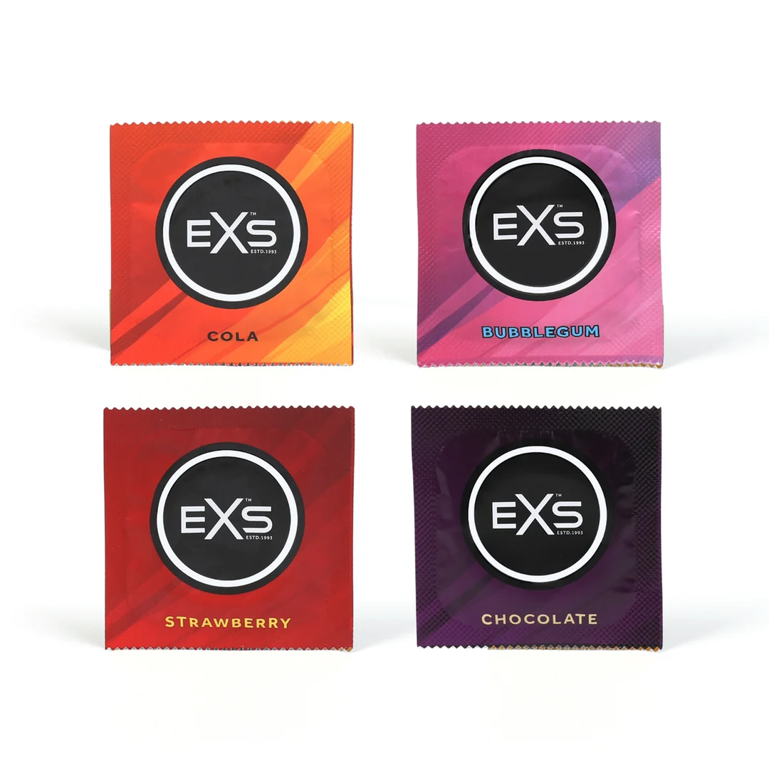 Preservativos EXS de sabores variados, 48 unidades - Imagen 1