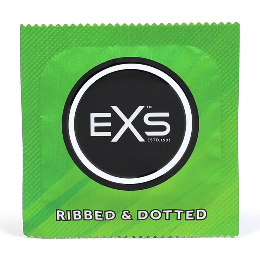 Preservativos EXS Ribbed and Dotted, 48 unidades - Imagen 1