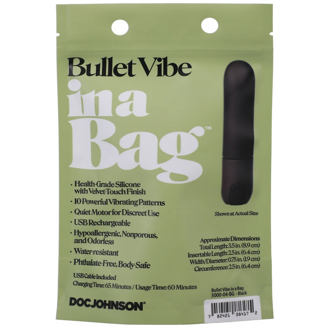 Vibrador bullet, 10 modos y motor silencioso, Doc Johnson - Imagen 2