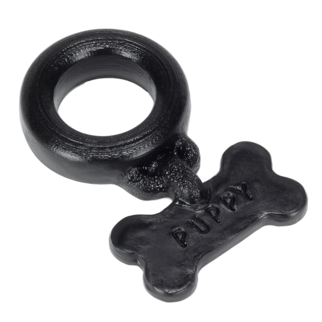 Anillo para el pene PUPPY de Oxballs, negro - Imagen 2