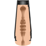 Masturbador de bolsillo con presión regulable: ULTRASKYN Masturbator Ass - Imagen 4