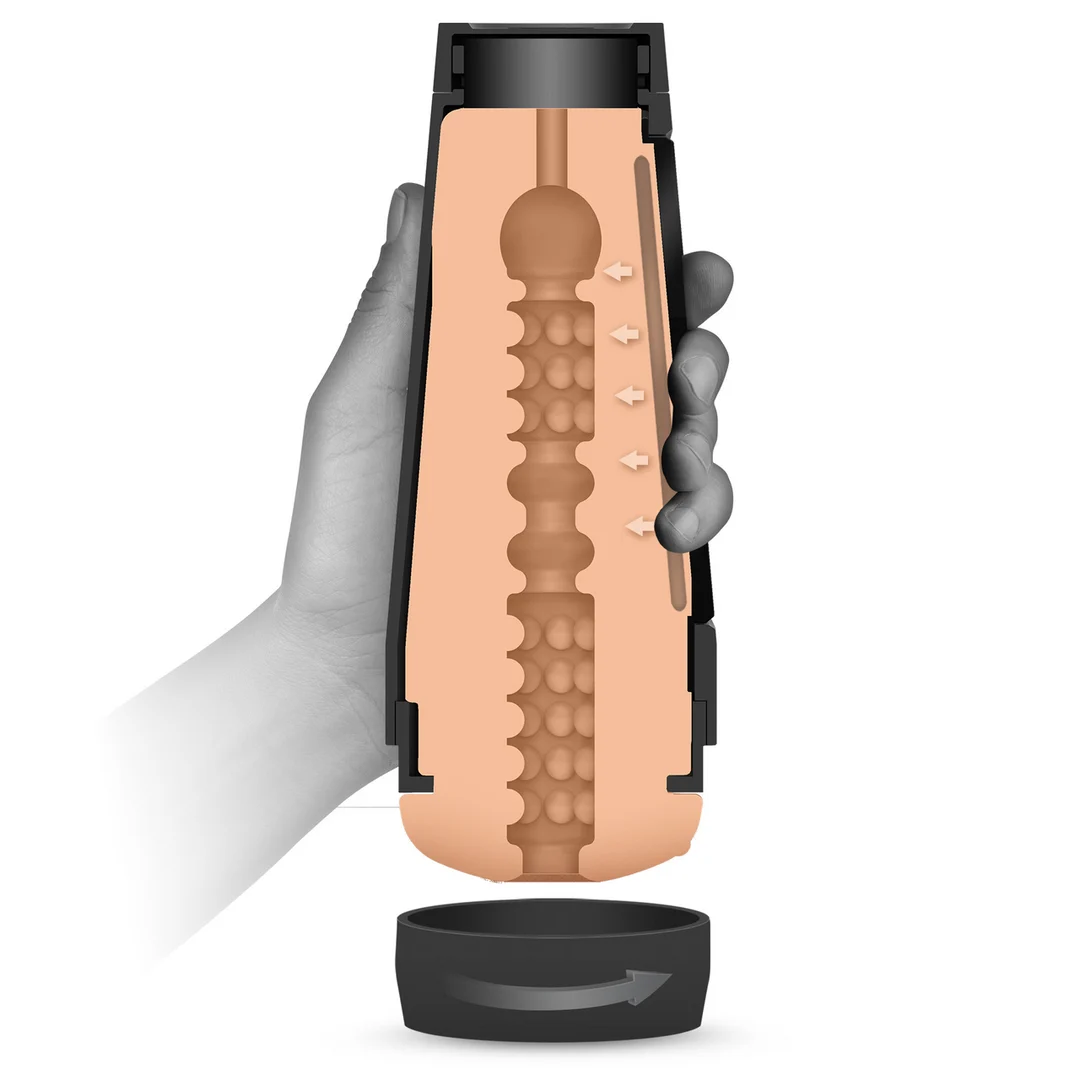 Masturbador vaginal con placa de presión – masturbador de ULTRASKYN - Imagen 5