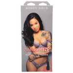 Masturbador vaginal con succión ajustable – Honey Gold - Imagen 2