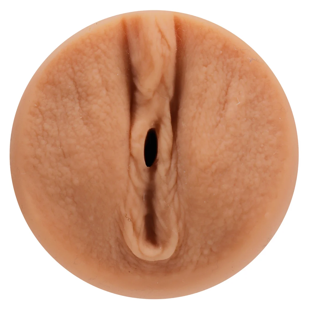 Masturbador vaginal con tapa de succión ajustable – Vainilla - Imagen 6