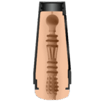 Masturbador vaginal con funda rígida de almacenamiento Pussy - Imagen 3