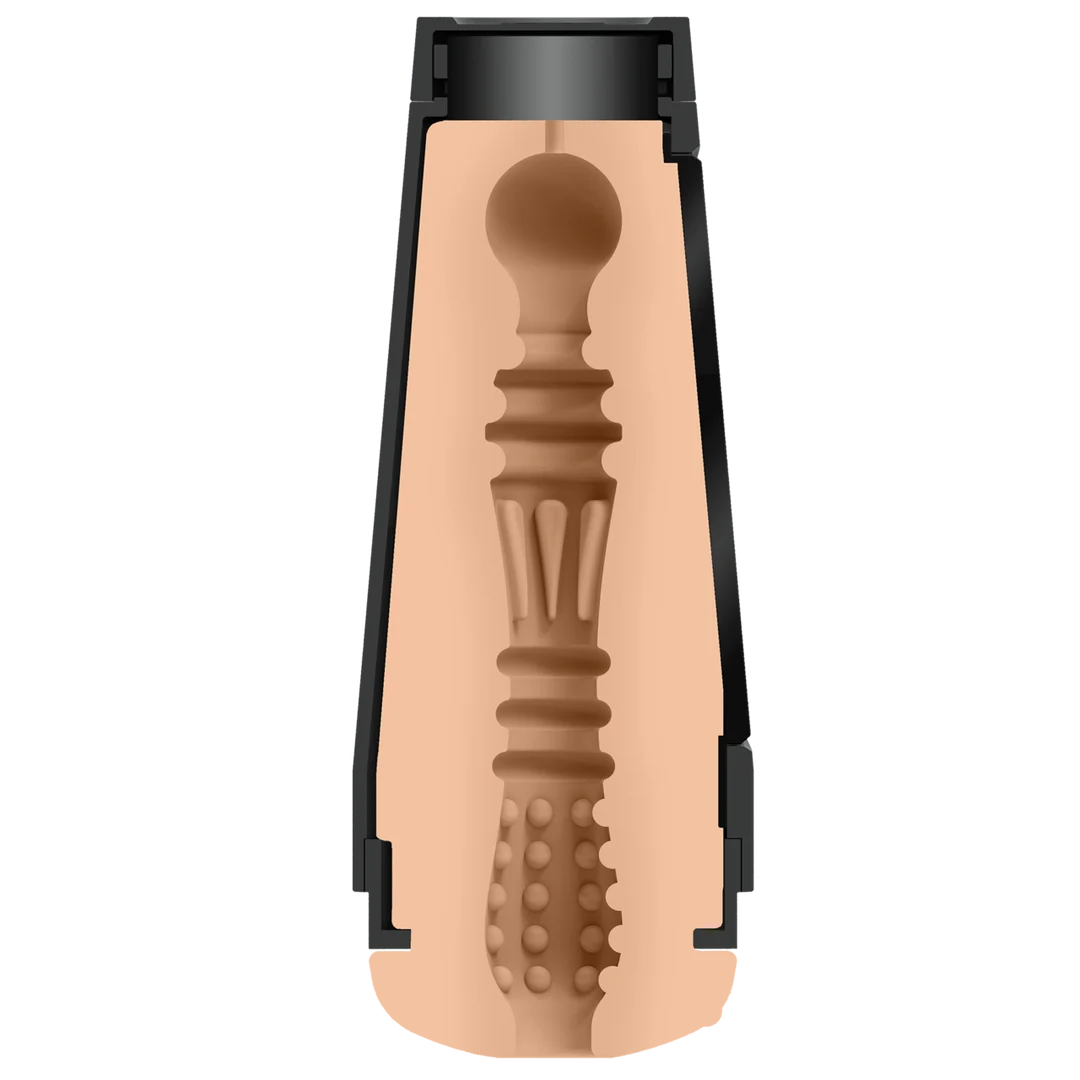 Masturbador vaginal con funda rígida de almacenamiento Pussy - Imagen 3