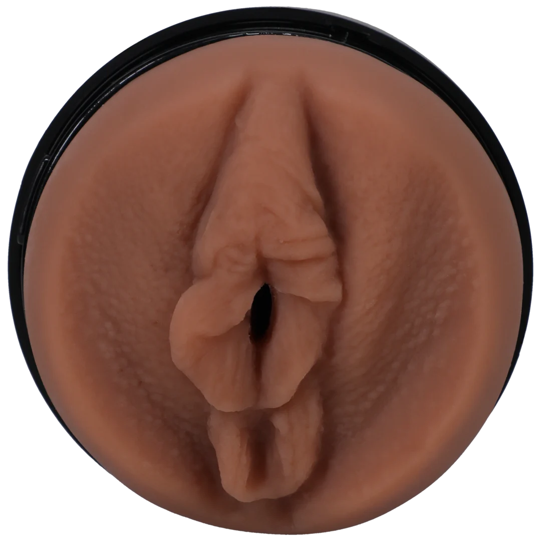 Masturbador vaginal con exterior rígido, Vanilla - Imagen 2