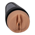 Masturbador vaginal con succión regulable – Vainilla - Imagen 3