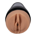 Masturbador vaginal con succión regulable – Vainilla - Imagen 4