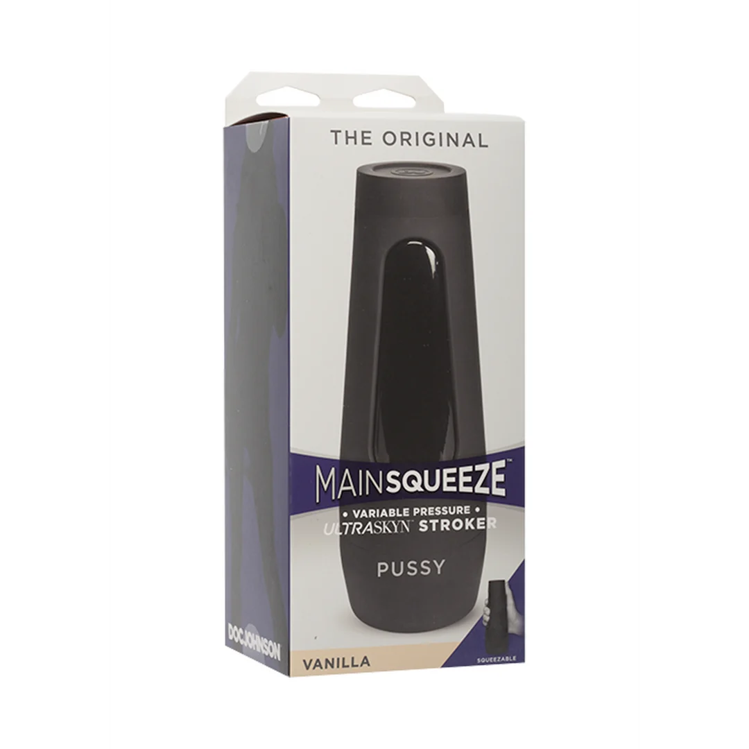 Masturbador vaginal con tapa de succión giratoria, Ultraskyn Pussy - Imagen 1