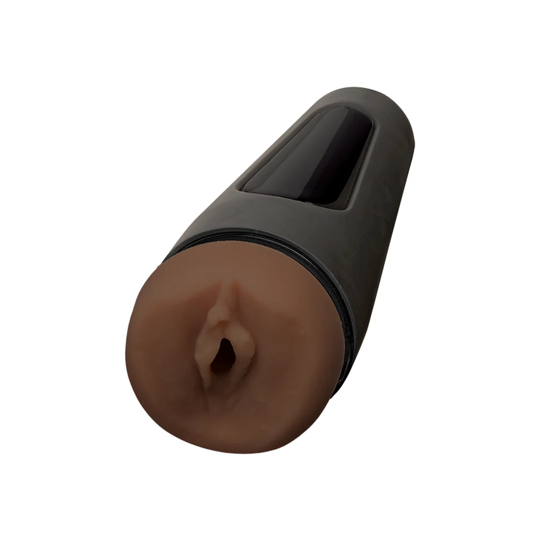 Masturbador vaginal con agarre compresible – Masturbador vaginal ULTRASKYN - Imagen 2