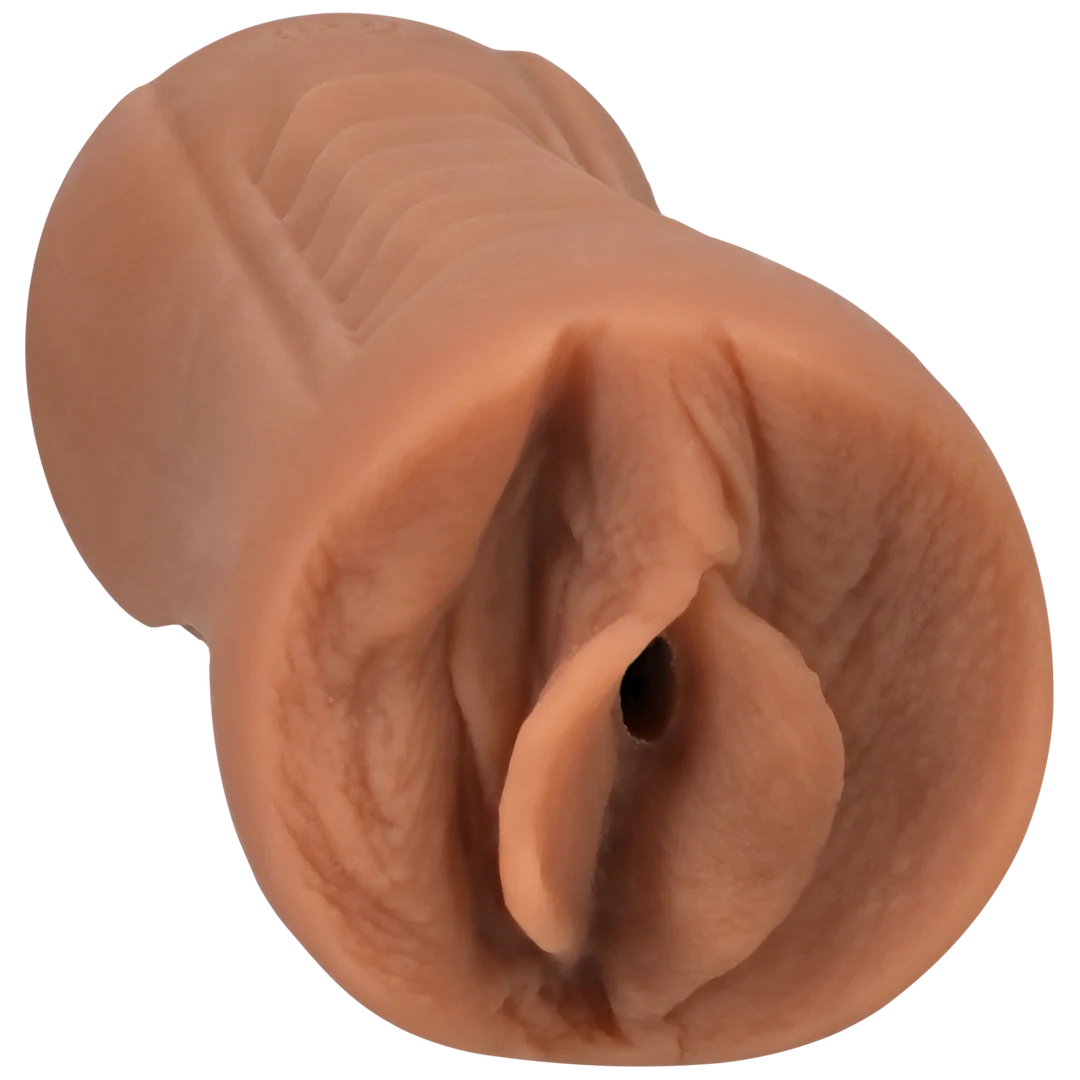 Masturbador vaginal con textura realista, Caramel - Imagen 2