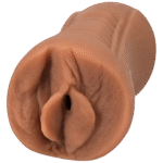 Masturbador vaginal con textura realista, Caramel - Imagen 4