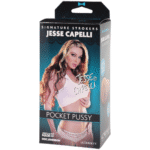 Masturbador vaginal con interior estriado – ULTRASKYN Pocket Pussy - Imagen 3