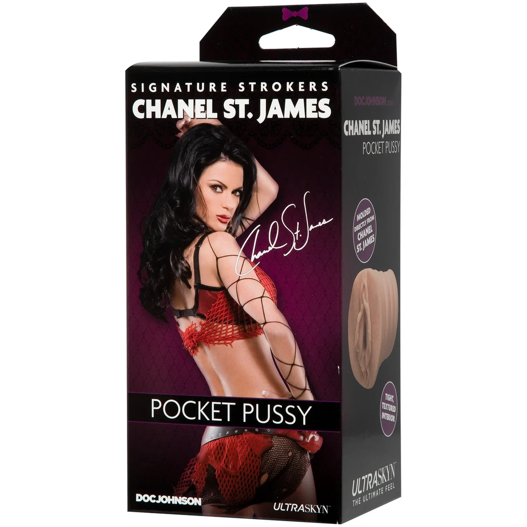 Masturbadora vaginal con material UR3 realista – ULTRASKYN Pocket Pussy Masturbator - Imagen 3