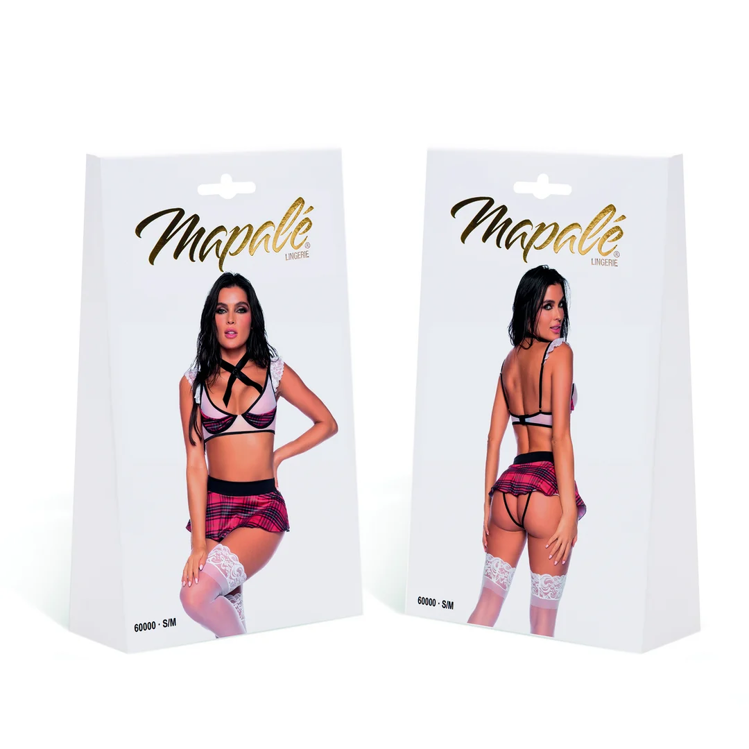 Disfraz de colegiala con aire de lencería de role play para un look seductor | LIN - Imagen 10