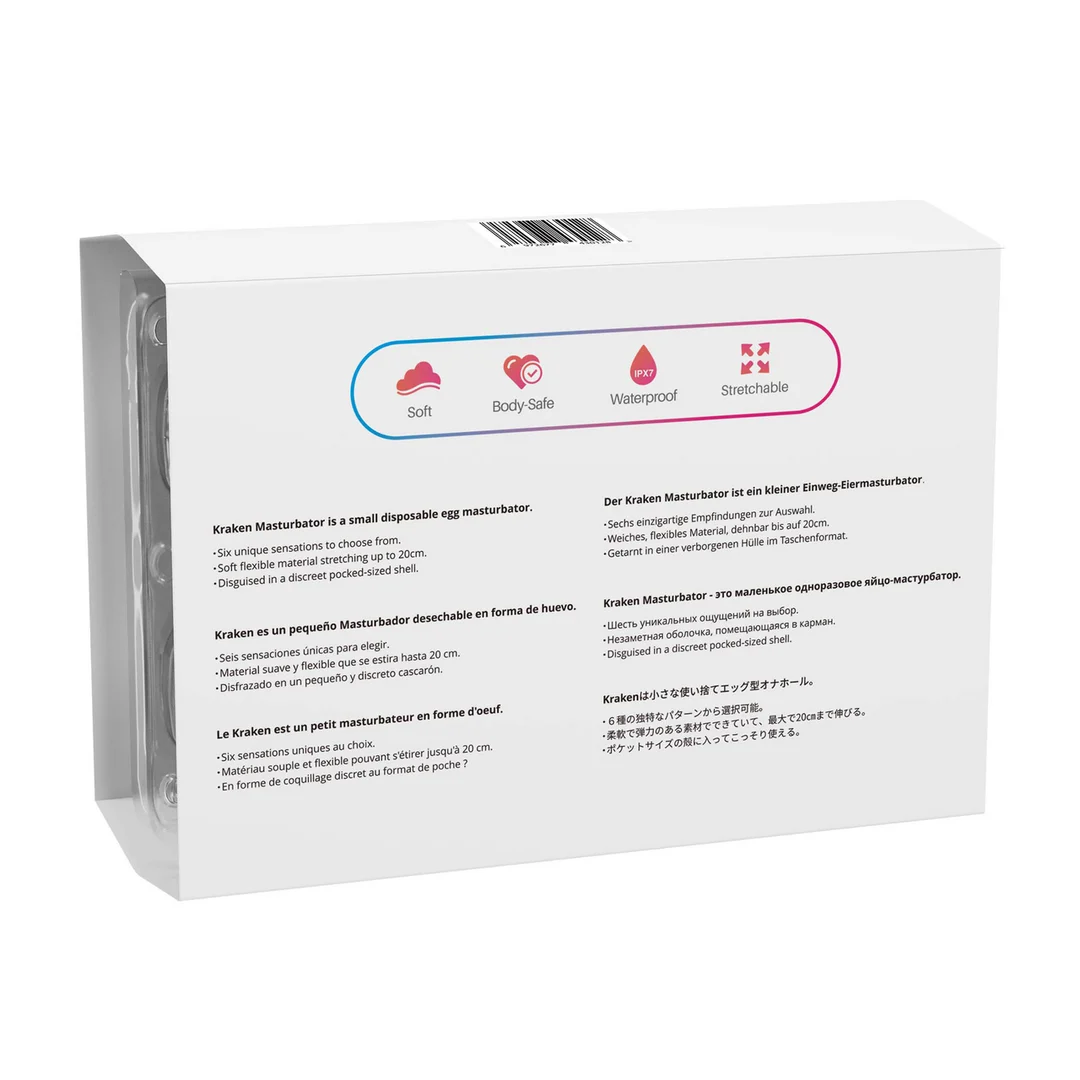Masturbador de bolsillo con funda suave – Blanco - Imagen 2