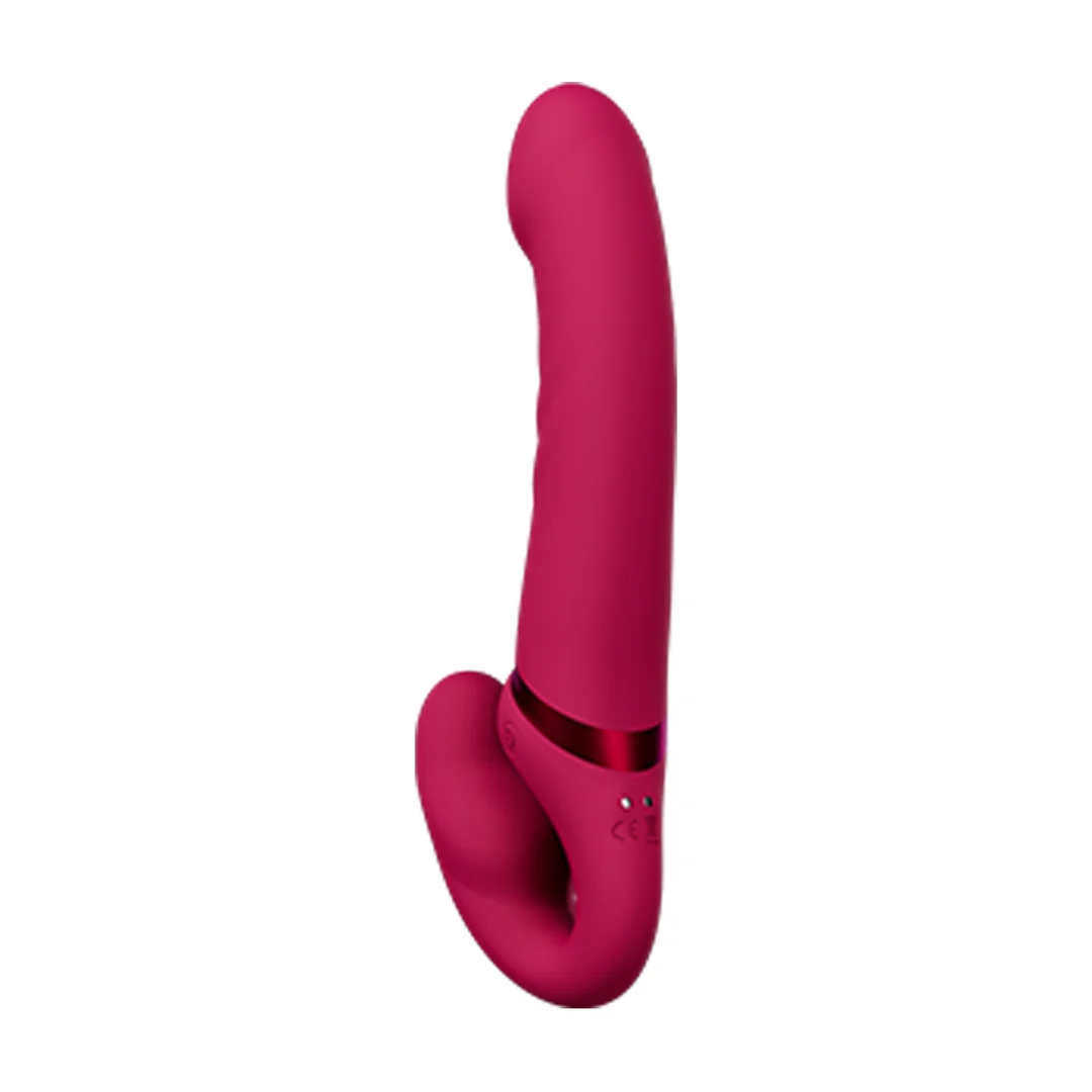 Dildo doble sin arnés con cuello ajustable – Lapis - Imagen 4