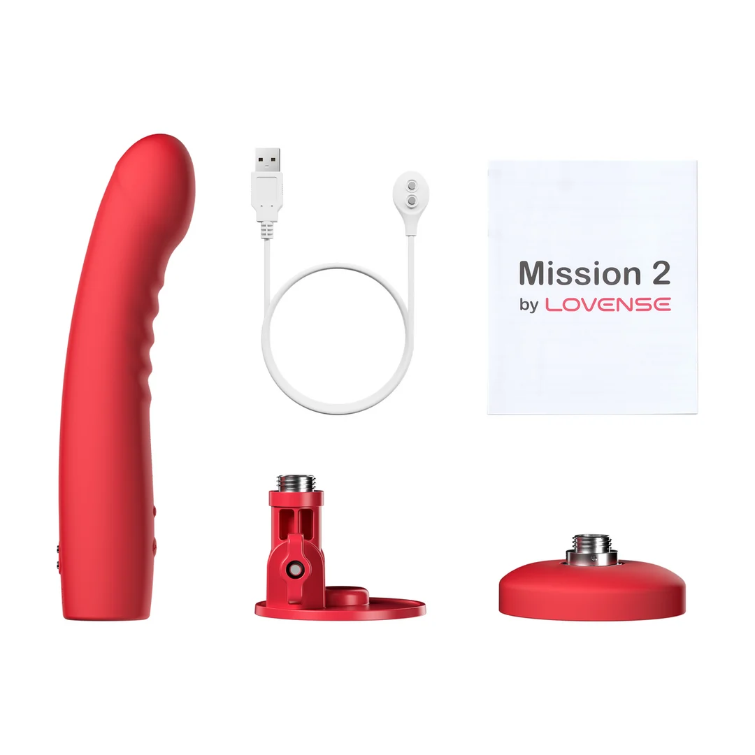 Vibrador Touch-Sense con ventosa, manos libres – Lovense rojo Lovense - Imagen 5