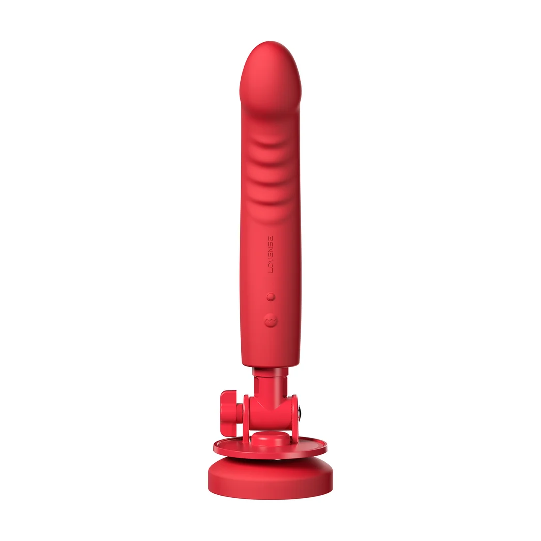 Vibrador Touch-Sense con ventosa, manos libres – Lovense rojo Lovense - Imagen 3