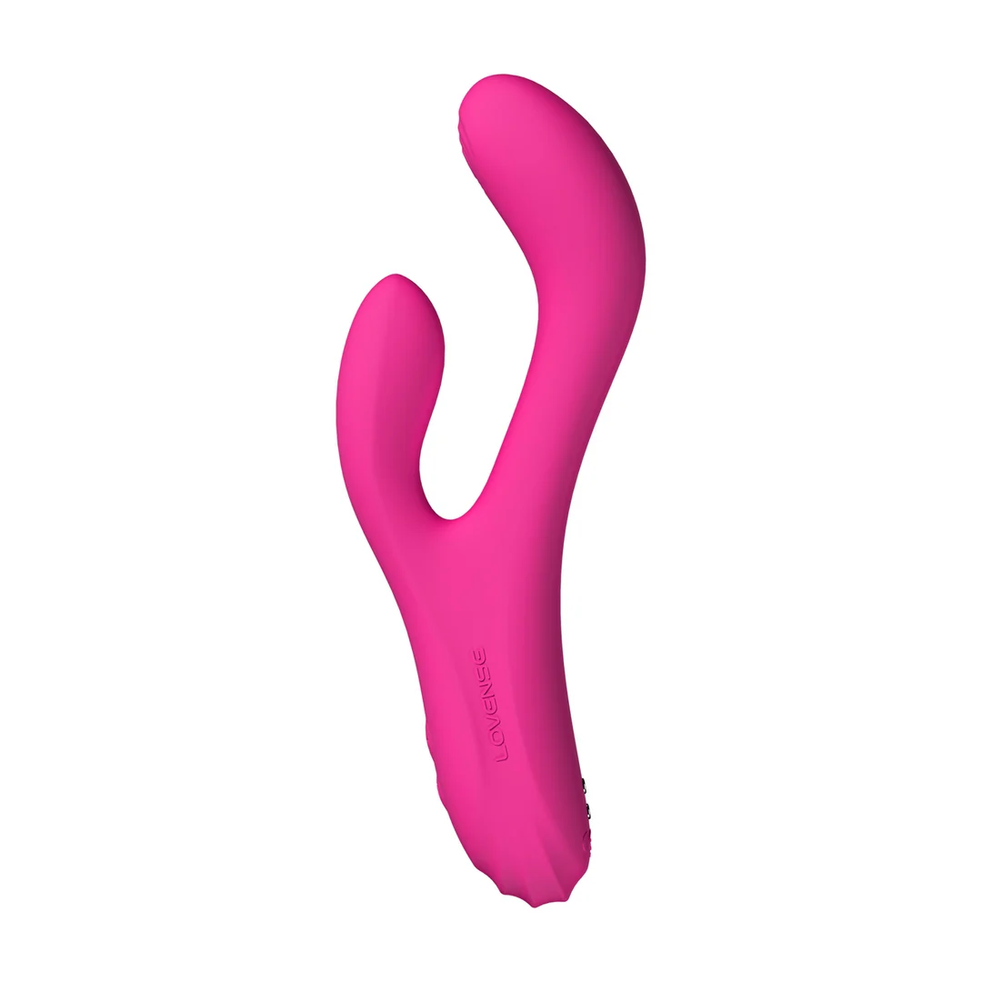 Vibrador rabbit de Lovense – oscilante, con calor y mando a distancia, rosa Lovense - Imagen 4