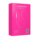 Huevo vibrador Lovense rosa con control por app y estimulación del punto G