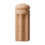 Masturbador vaginal con funda suave – Carne - Imagen 3