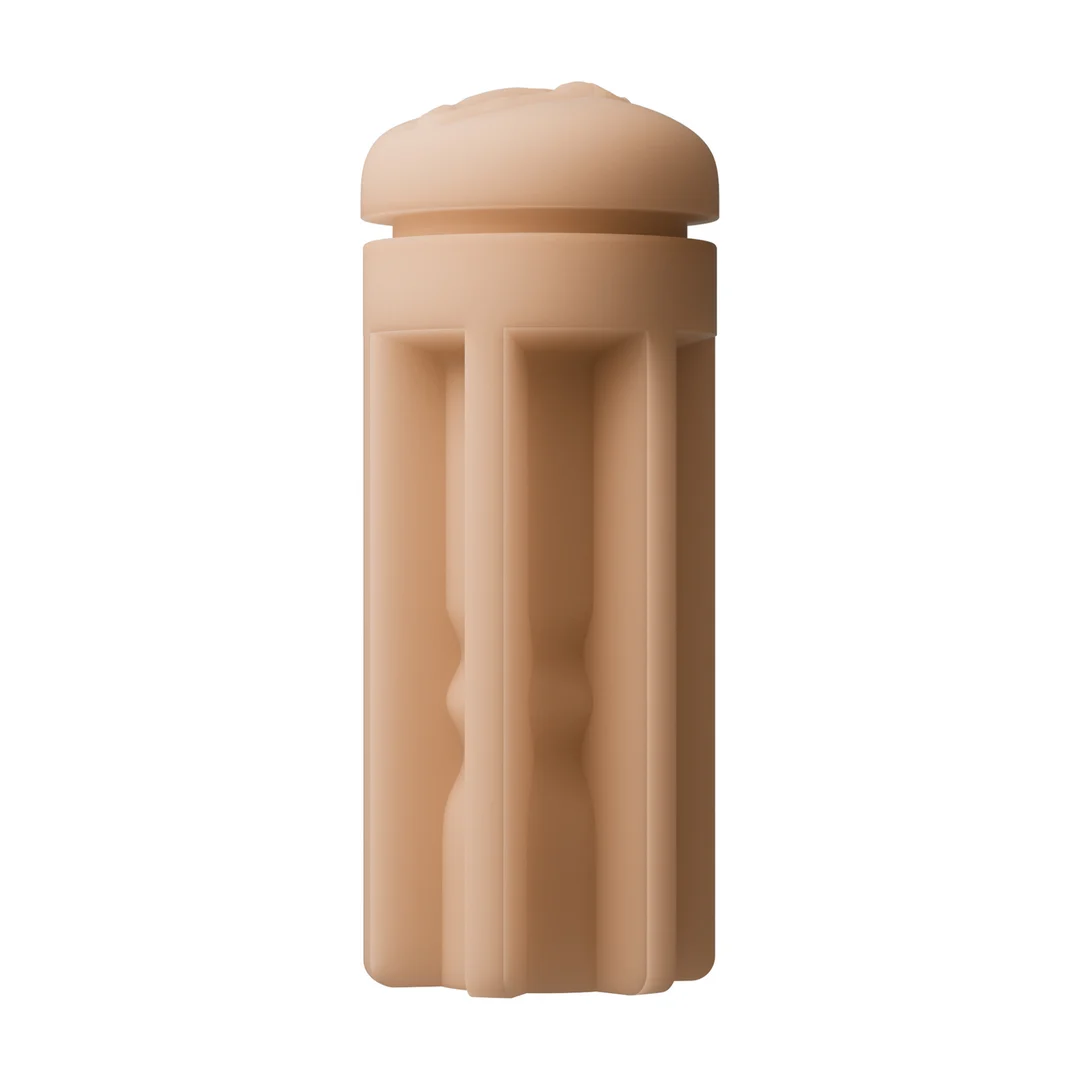 Masturbador vaginal con funda suave – Carne - Imagen 3