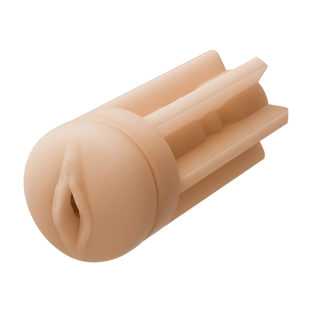 Masturbador vaginal con funda suave – Carne - Imagen 5