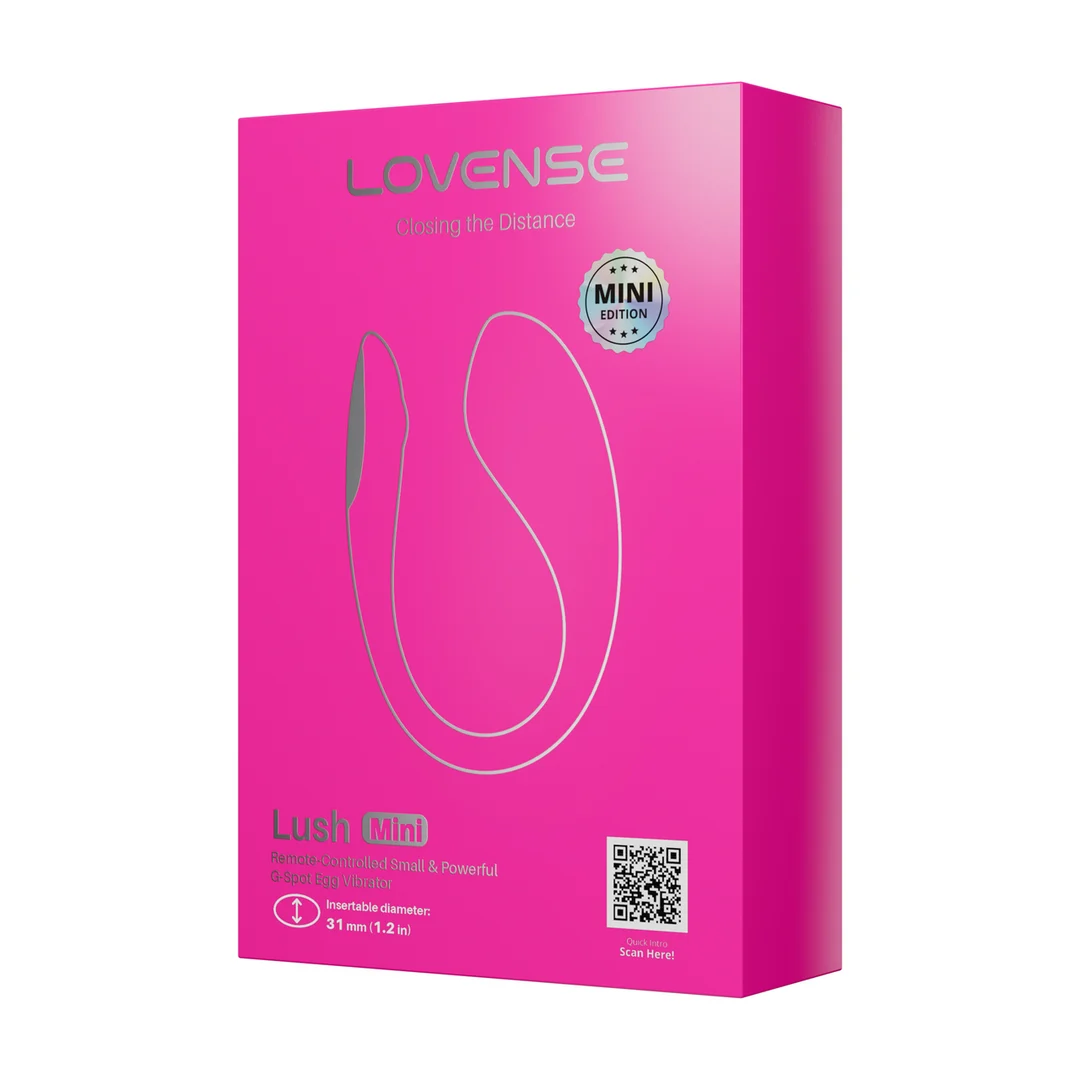 Vibrador de punto G portátil con control por app rosa Lovense Lovense - Imagen 1