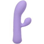 Vibrador tipo conejo de silicona recargable Aura - Imagen 4