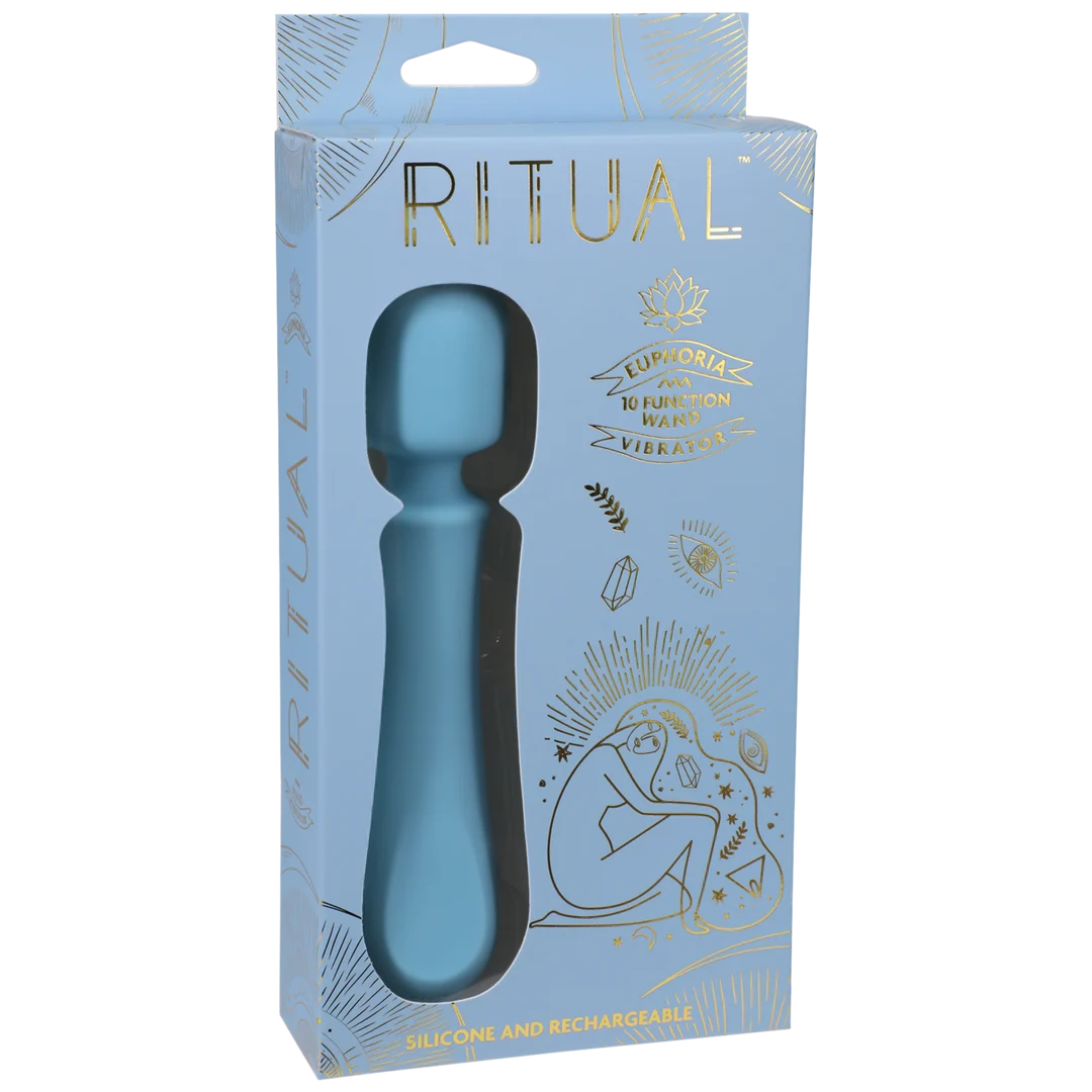 Vibrador masajeador de silicona recargable Euphoria - Imagen 1