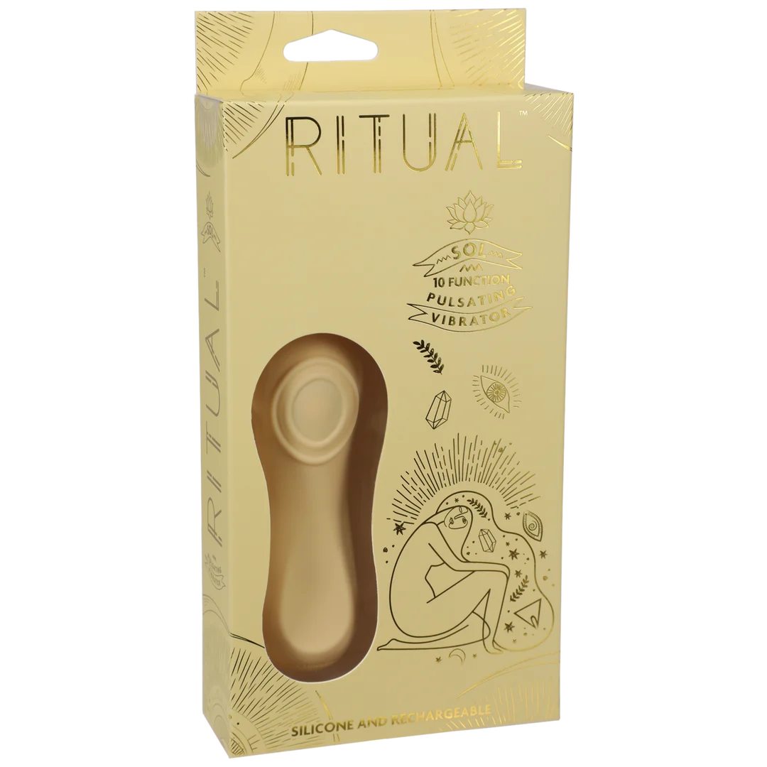 7000-09-BX-2 Vibrador pulsante recargable Sol - Imagen 1