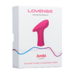 Vibrador tipo bullet con control mediante app y amplia superficie de contacto curvada · Lovense rosa