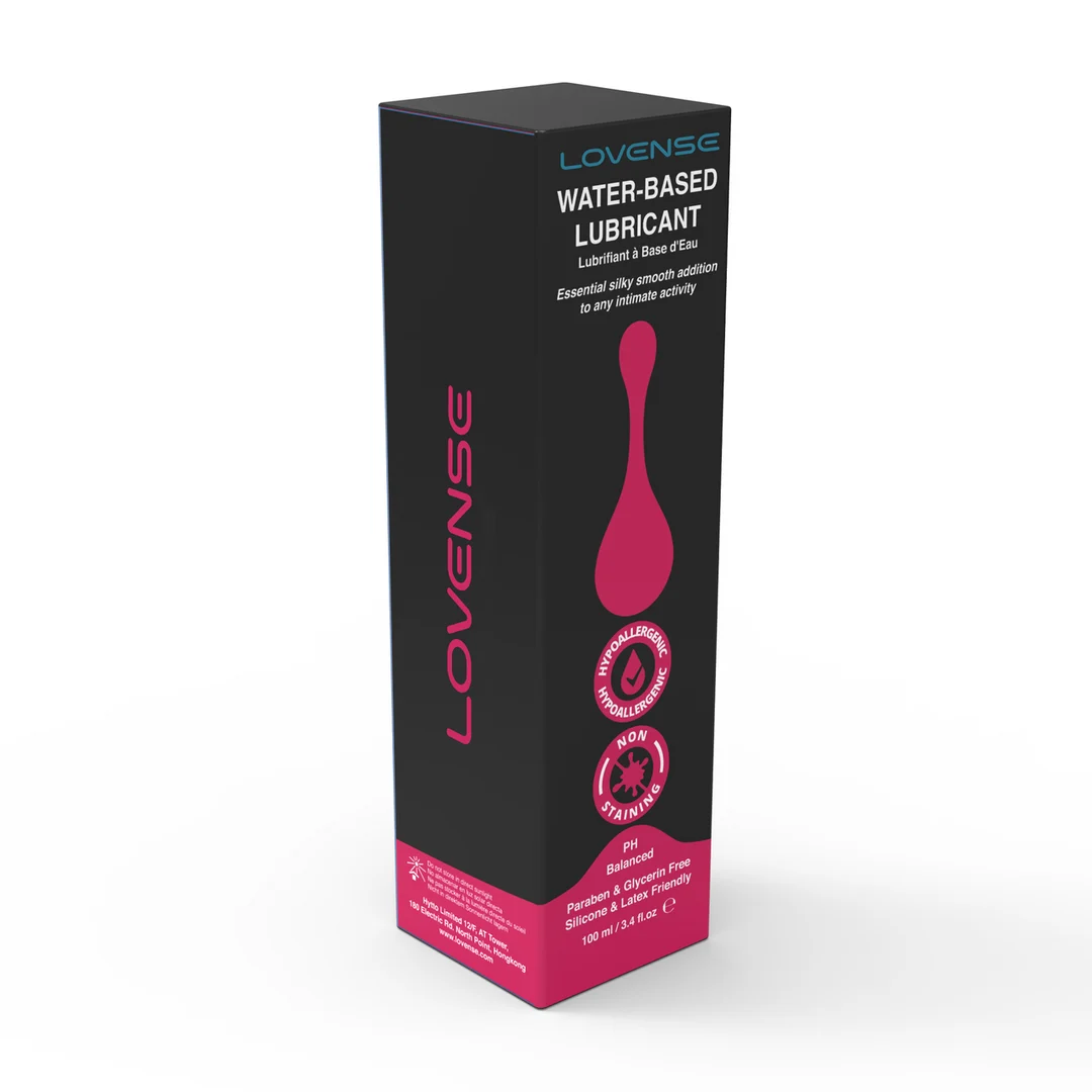 Lubricante con base de agua, suave, hidratante y de larga duración, sin perfume ni sabor, 100 ml, Lovense - Imagen 1