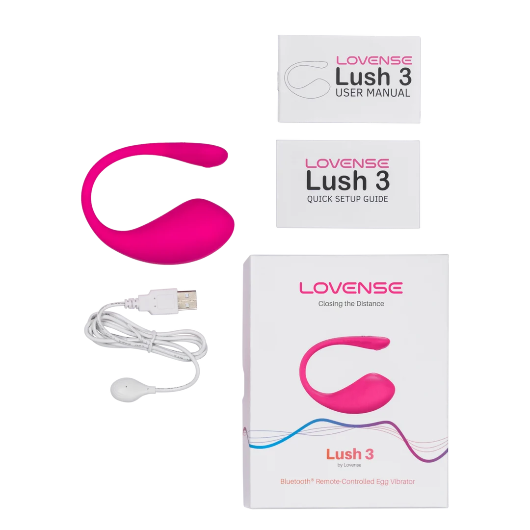 huevo vibrador, portátil y con control desde la app, Lovense rosa Lovense - Imagen 5