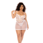 Babydoll con bustier de encaje y tanga para realzar tus curvas – LIN - Imagen 3