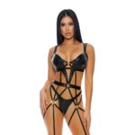 Forplay Sweet Spot conjunto de bustier con estampado de guepardo - Imagen 3
