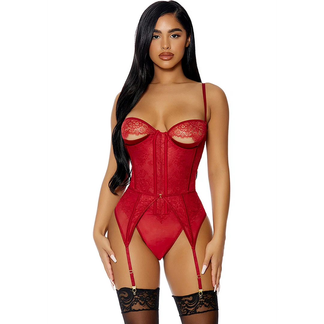 Conjunto teddy Forplay Peek Show, talla S - Imagen 2