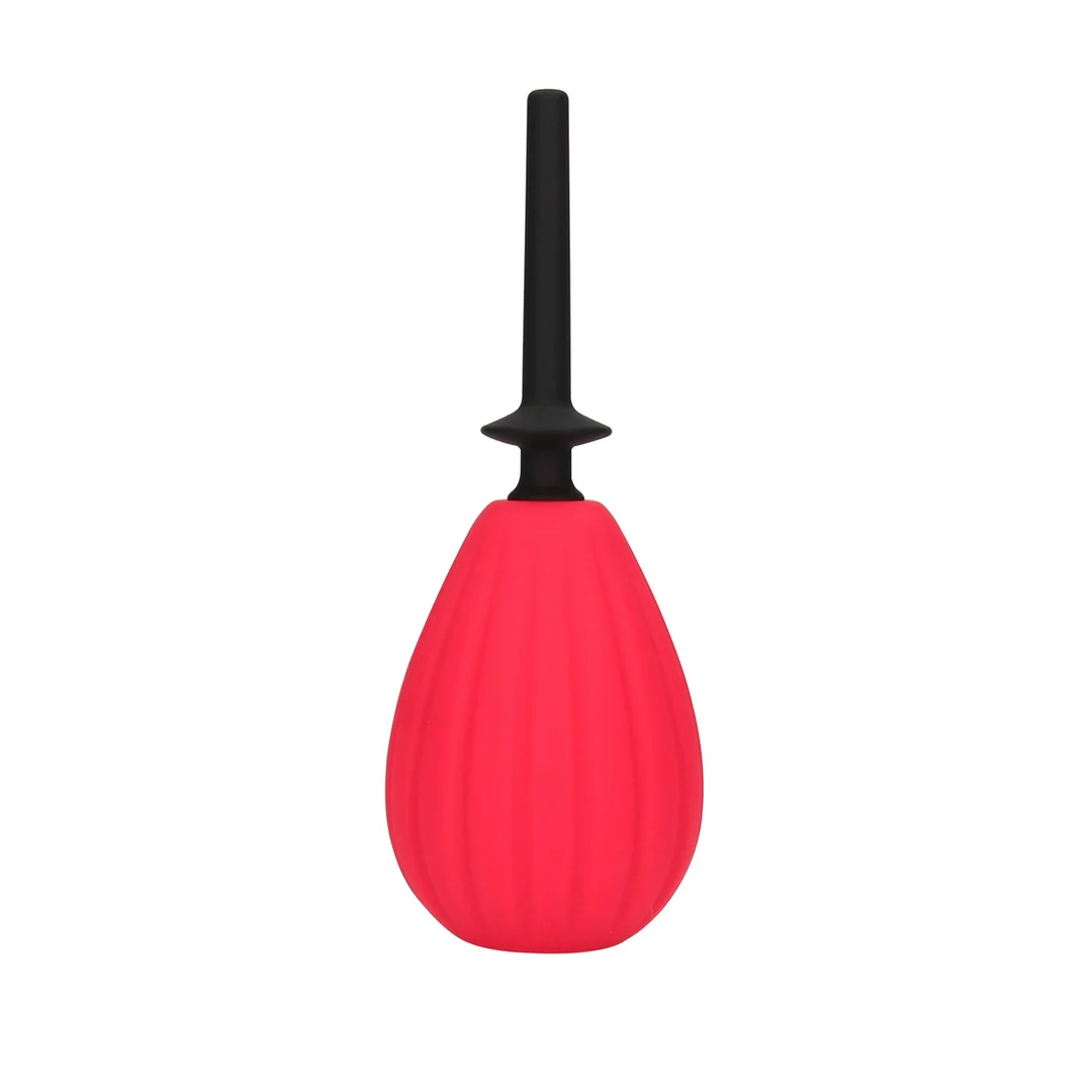 Ducha anal, kit de pera de enema Prelude con válvula unidireccional y de flujo lento, rojo, masculino, Aneros - Imagen 5