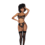 Conjunto de sujetador de copas abiertas Yours Truly - Imagen 6
