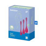Set de bolas de Kegel con textura suave – Yoni Power 1 - Kegel Ball Set - Rojo