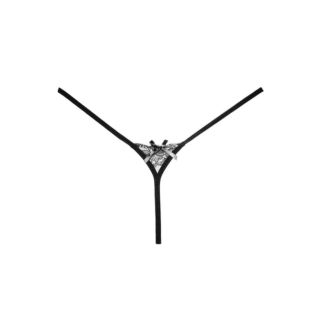 Tanga Pixie negro - Imagen 2