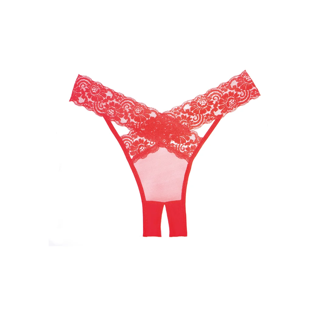 A1008RED-OS-11 Braguita Allure Desire con abertura en la entrepierna - Imagen 1