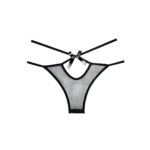 Panty transparente con tiras para un look pícaro – Naughty Vanilla - Imagen 2