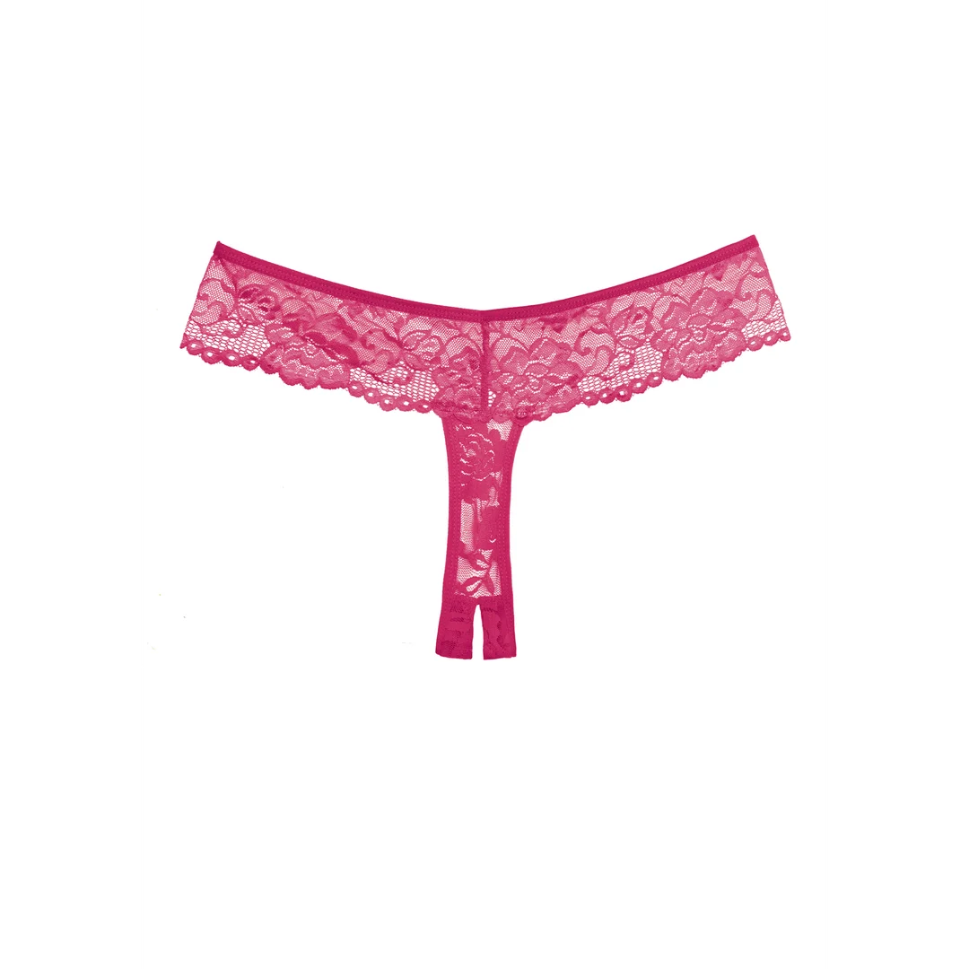 Tanga de encaje sin entrepierna Chiqui Love - Imagen 1