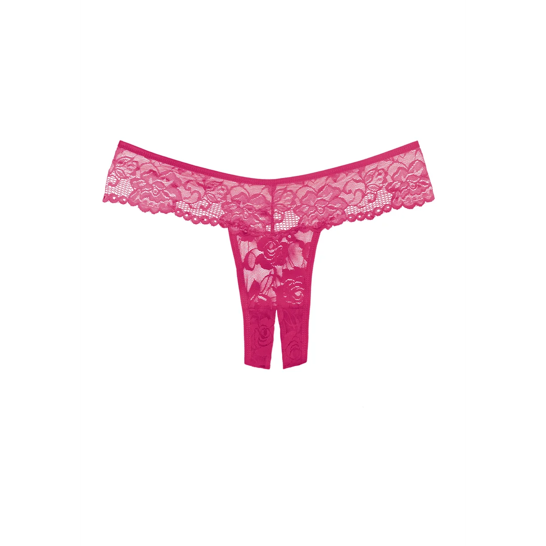 Tanga de encaje sin entrepierna Chiqui Love - Imagen 4