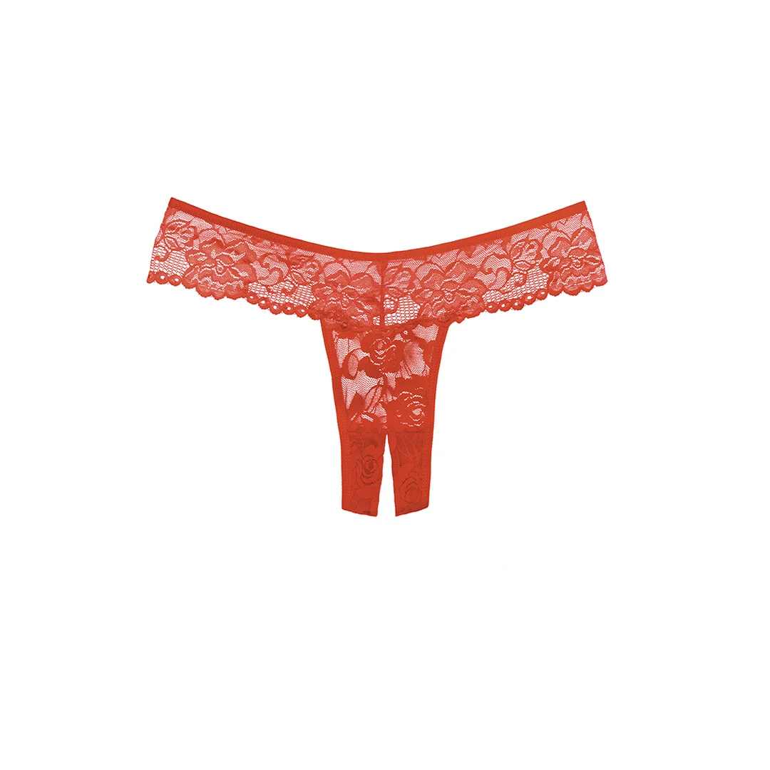 Tanga de encaje sin entrepierna Chiqui Love - Imagen 6