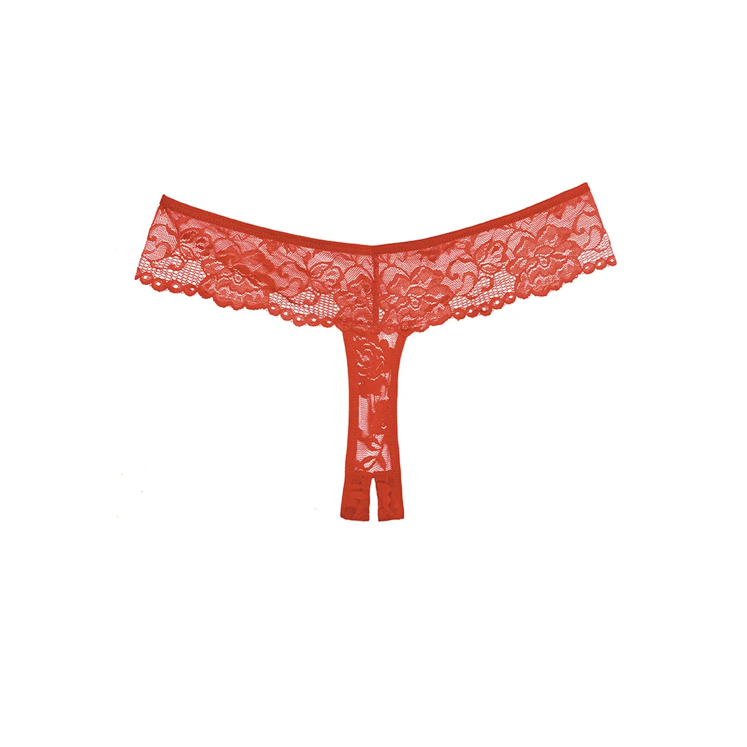 Tanga de encaje sin entrepierna Chiqui Love - Imagen 7